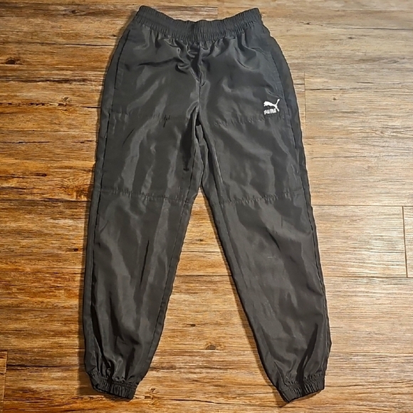 Kids Puma Black Track Pants Small - Picture 1 of 4